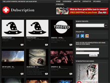 Tablet Screenshot of dubscription.com